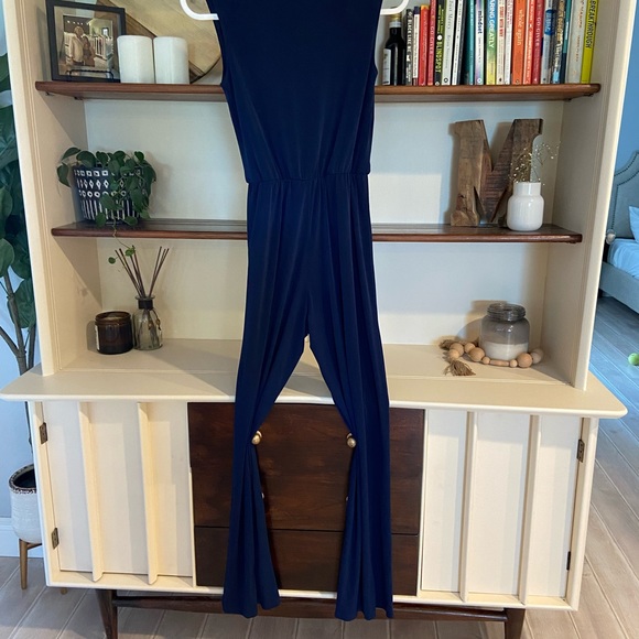 Navy Blue Jumpsuit - Size Small - Like New - Picture 4 of 4